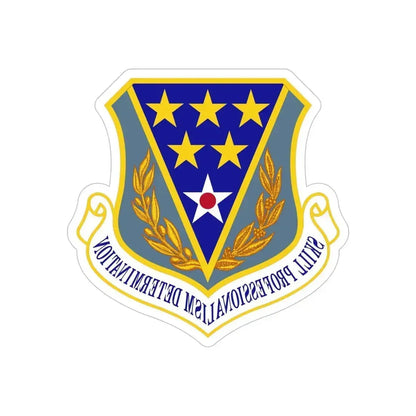 321st Air Expeditionary Wing (U.S. Air Force) REVERSE PRINT Transparent Die-Cut STICKER 6 Inch Die-Cut Transparent - The Sticker Space
