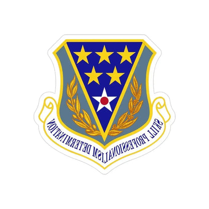 321st Air Expeditionary Wing (U.S. Air Force) REVERSE PRINT Transparent Die-Cut STICKER - The Sticker Space