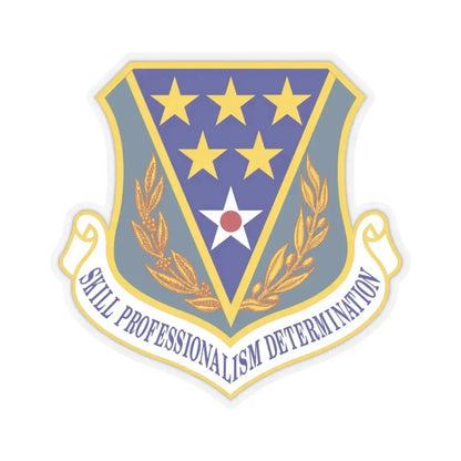 321st Air Expeditionary Wing (U.S. Air Force) STICKER Vinyl Kiss-Cut Decal 3 Inch Transparent - The Sticker Space