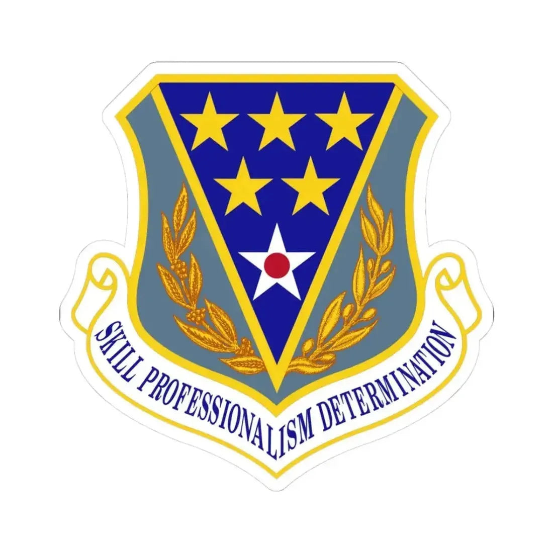 321st Air Expeditionary Wing (U.S. Air Force) STICKER Vinyl Kiss-Cut Decal 3 Inch White - The Sticker Space