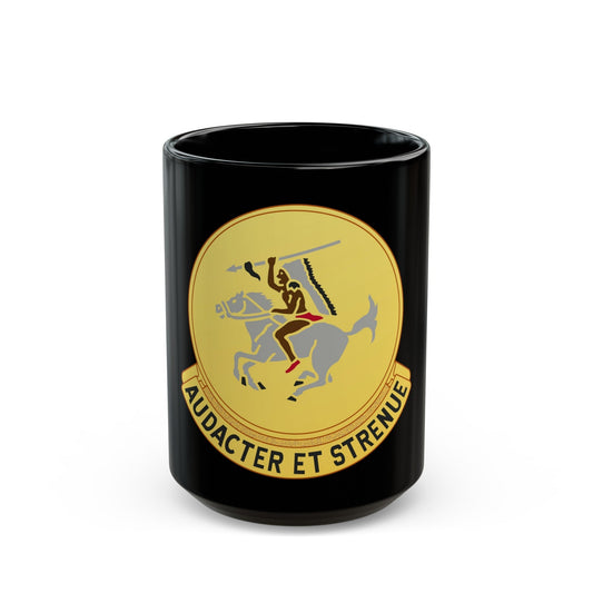 322 Cavalry Regiment (U.S. Army) Black Coffee Mug-15oz-The Sticker Space