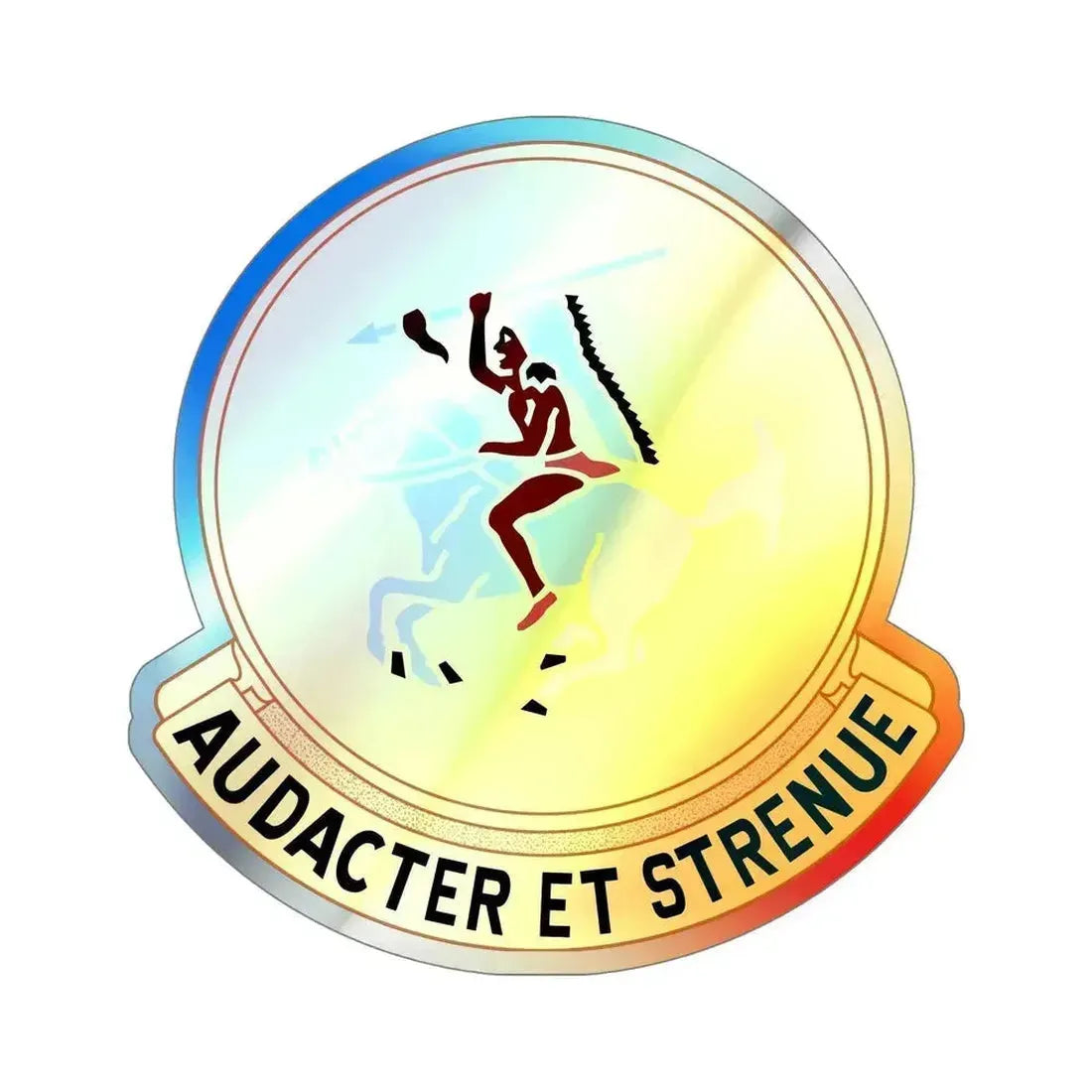 322 Cavalry Regiment (U.S. Army) Holographic STICKER Die-Cut Vinyl Decal 6 Inch Holographic - The Sticker Space