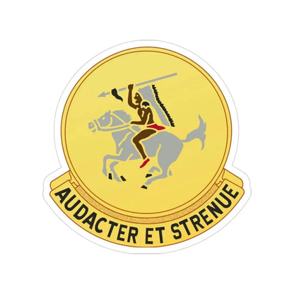 322 Cavalry Regiment (U.S. Army) Transparent STICKER Die-Cut Vinyl Decal 3 Inch - The Sticker Space