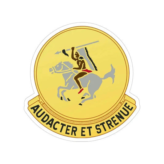 322 Cavalry Regiment (U.S. Army) Transparent STICKER Die-Cut Vinyl Decal 6 Inch - The Sticker Space