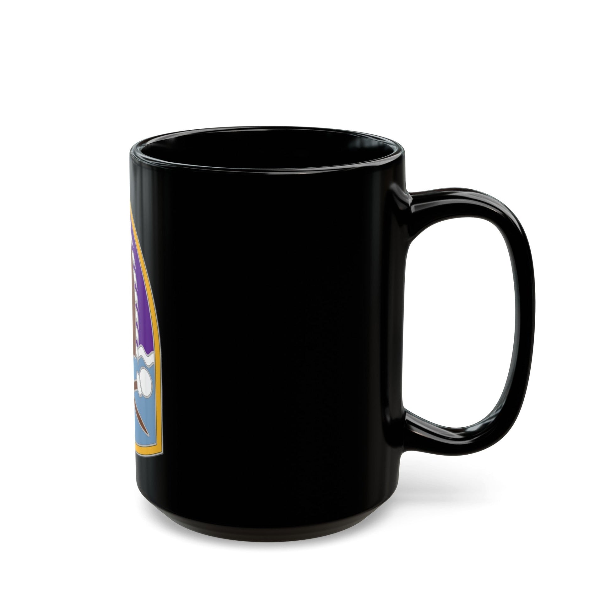 322 Civil Affairs Brigade (U.S. Army) Black Coffee Mug-The Sticker Space