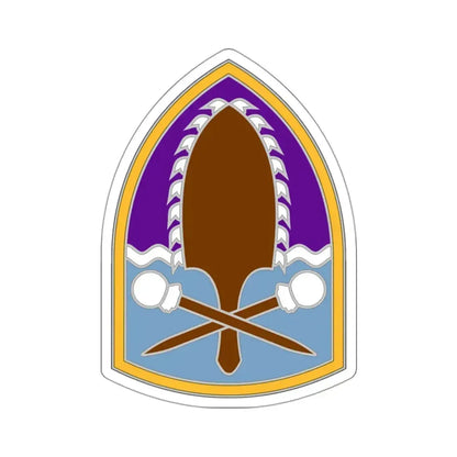 322 Civil Affairs Brigade (U.S. Army) STICKER Vinyl Kiss-Cut Decal 3 Inch White - The Sticker Space