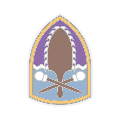 322 Civil Affairs Brigade (U.S. Army) STICKER Vinyl Kiss-Cut Decal 6 Inch Transparent - The Sticker Space