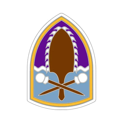 322 Civil Affairs Brigade (U.S. Army) STICKER Vinyl Kiss-Cut Decal 6 Inch White - The Sticker Space