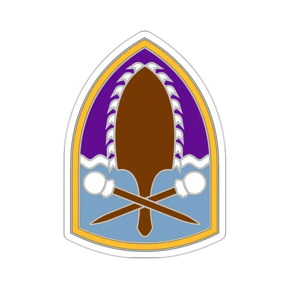 322 Civil Affairs Brigade (U.S. Army) STICKER Vinyl Kiss-Cut Decal - The Sticker Space