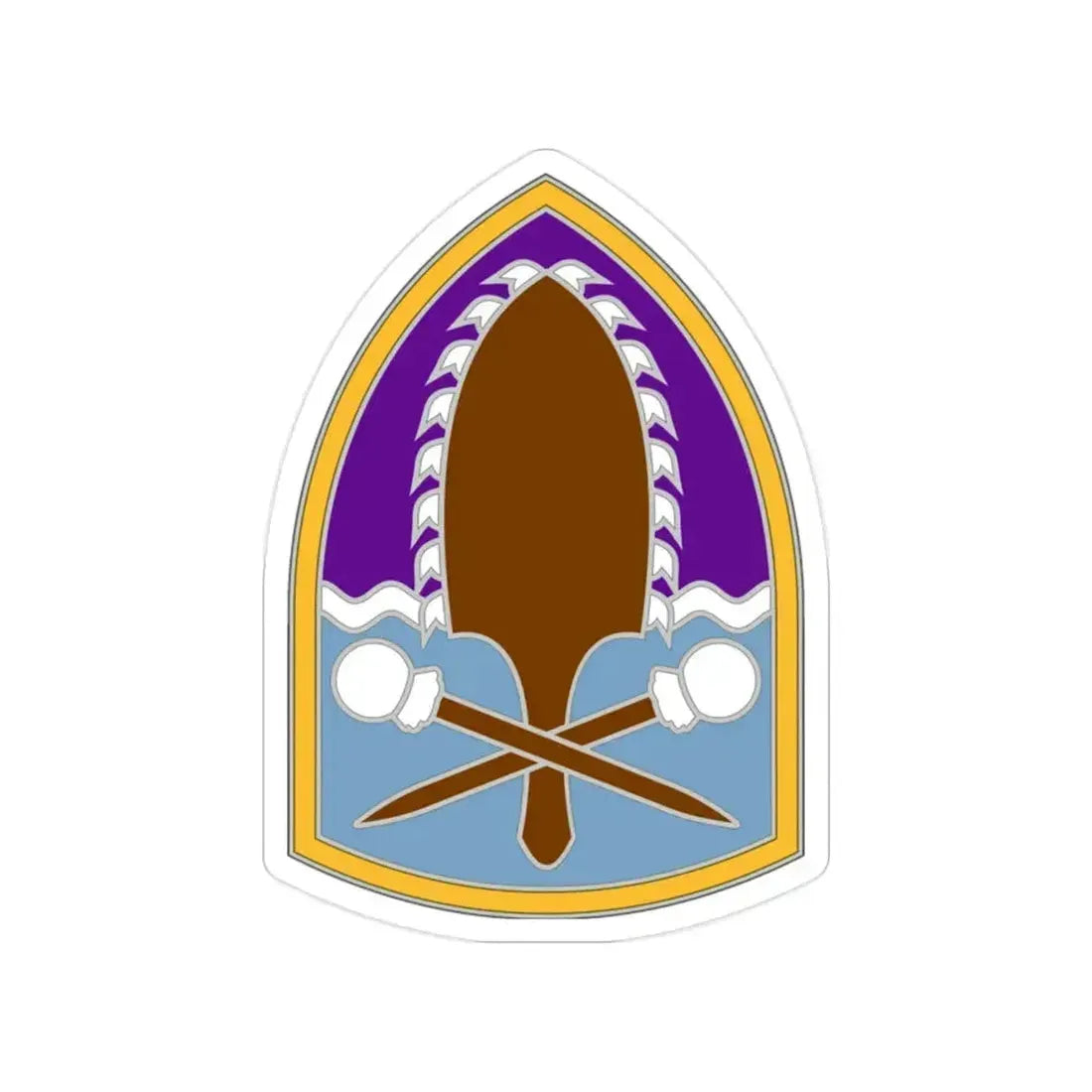 322 Civil Affairs Brigade (U.S. Army) Transparent STICKER Die-Cut Vinyl Decal 2 Inch - The Sticker Space