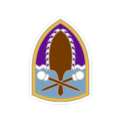 322 Civil Affairs Brigade (U.S. Army) Transparent STICKER Die-Cut Vinyl Decal 2 Inch - The Sticker Space