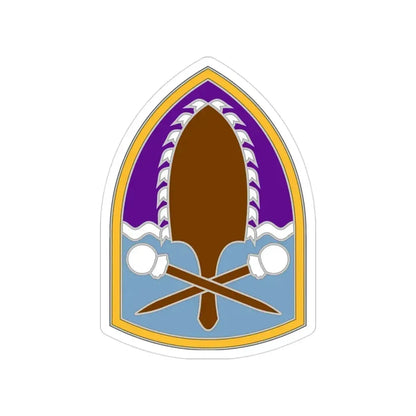 322 Civil Affairs Brigade (U.S. Army) Transparent STICKER Die-Cut Vinyl Decal 3 Inch - The Sticker Space