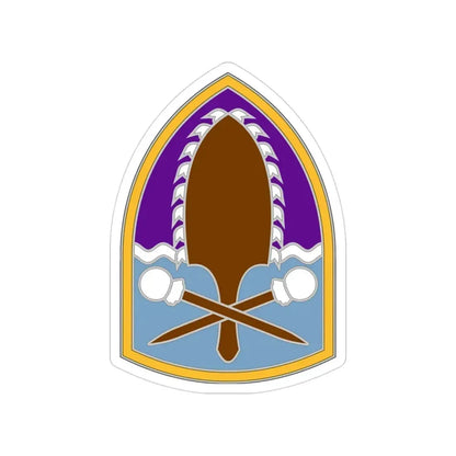 322 Civil Affairs Brigade (U.S. Army) Transparent STICKER Die-Cut Vinyl Decal 3 Inch - The Sticker Space