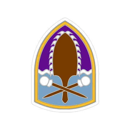 322 Civil Affairs Brigade (U.S. Army) Transparent STICKER Die-Cut Vinyl Decal 4 Inch - The Sticker Space