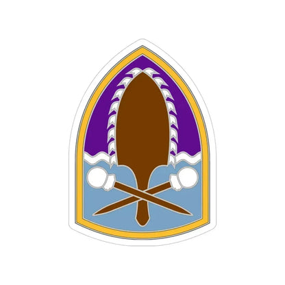 322 Civil Affairs Brigade (U.S. Army) Transparent STICKER Die-Cut Vinyl Decal 5 Inch - The Sticker Space