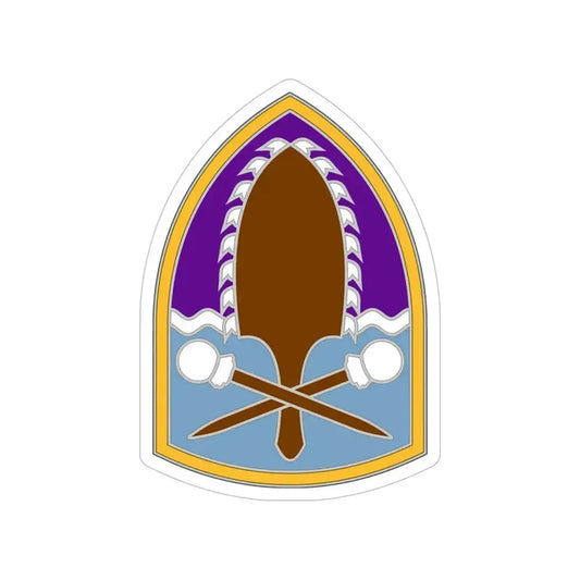 322 Civil Affairs Brigade (U.S. Army) Transparent STICKER Die-Cut Vinyl Decal 6 Inch - The Sticker Space