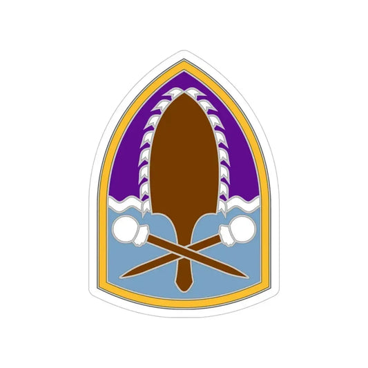 322 Civil Affairs Brigade (U.S. Army) Transparent STICKER Die-Cut Vinyl Decal 6 Inch - The Sticker Space