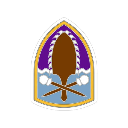 322 Civil Affairs Brigade (U.S. Army) Transparent STICKER Die-Cut Vinyl Decal - The Sticker Space