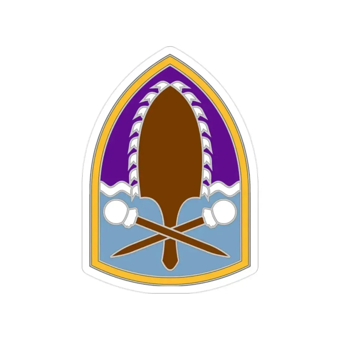 322 Civil Affairs Brigade (U.S. Army) Transparent STICKER Die-Cut Vinyl Decal - The Sticker Space