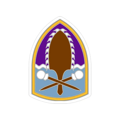 322 Civil Affairs Brigade (U.S. Army) Transparent STICKER Die-Cut Vinyl Decal - The Sticker Space