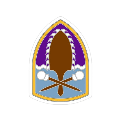 322 Civil Affairs Brigade (U.S. Army) Transparent STICKER Die-Cut Vinyl Decal - The Sticker Space