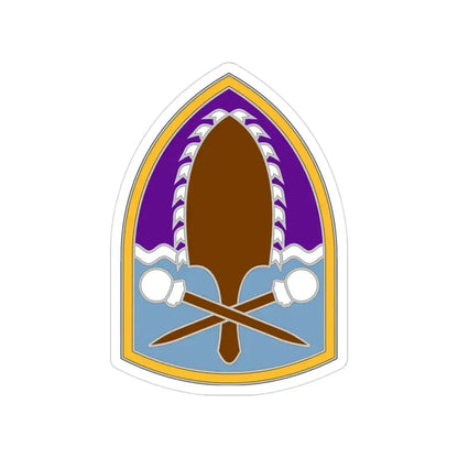 322 Civil Affairs Brigade (U.S. Army) Transparent STICKER Die-Cut Vinyl Decal - The Sticker Space