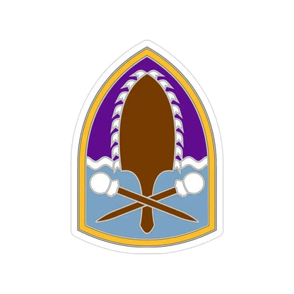 322 Civil Affairs Brigade (U.S. Army) Transparent STICKER Die-Cut Vinyl Decal - The Sticker Space