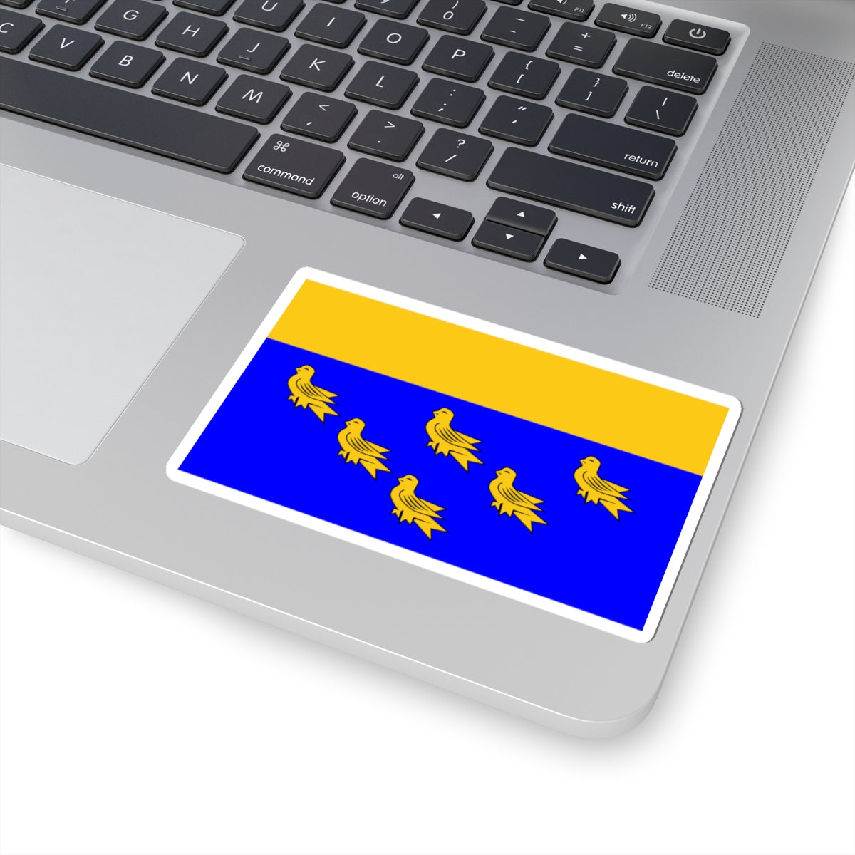 Flag of West Sussex (England) STICKER Vinyl Kiss-Cut Decal