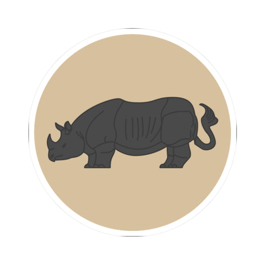 Badge of British Assam (India) (Coat of Arms) STICKER Vinyl Kiss-Cut Decal