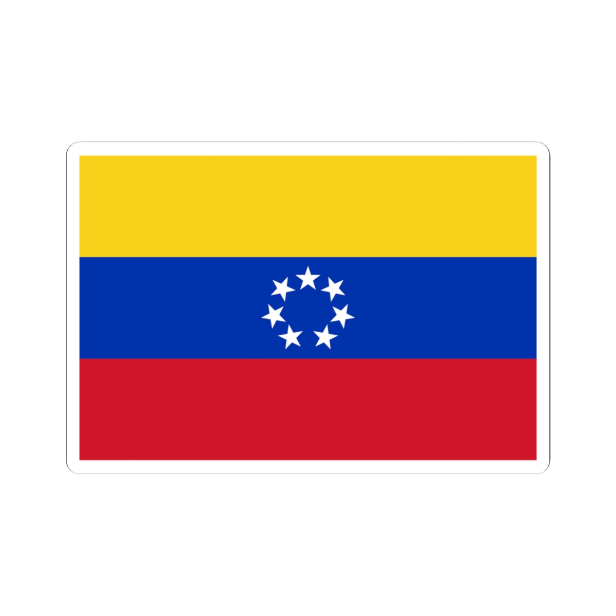 Flag of Venezuela 1905-1930 (Venezuela) STICKER Vinyl Kiss-Cut Decal