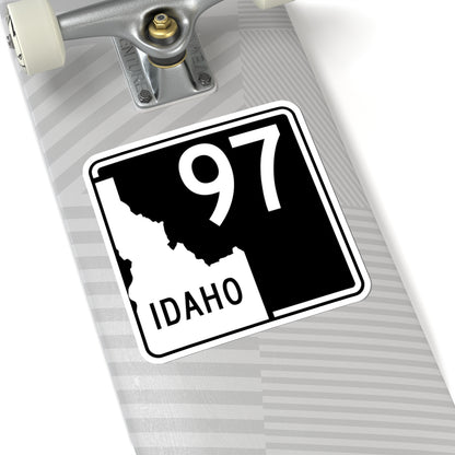 ID-97 (Idaho) (Road Sign) STICKER Vinyl Kiss-Cut Decal
