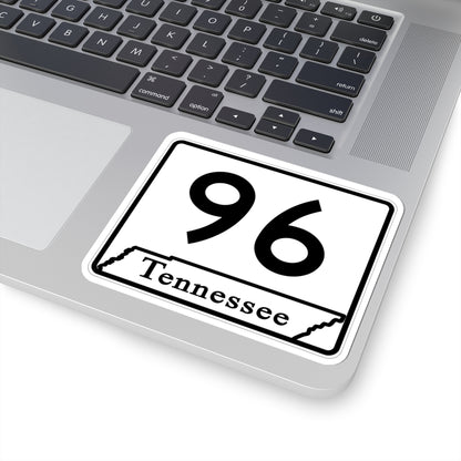 Tennessee 96 (Tennessee) (Road Sign) STICKER Vinyl Kiss-Cut Decal