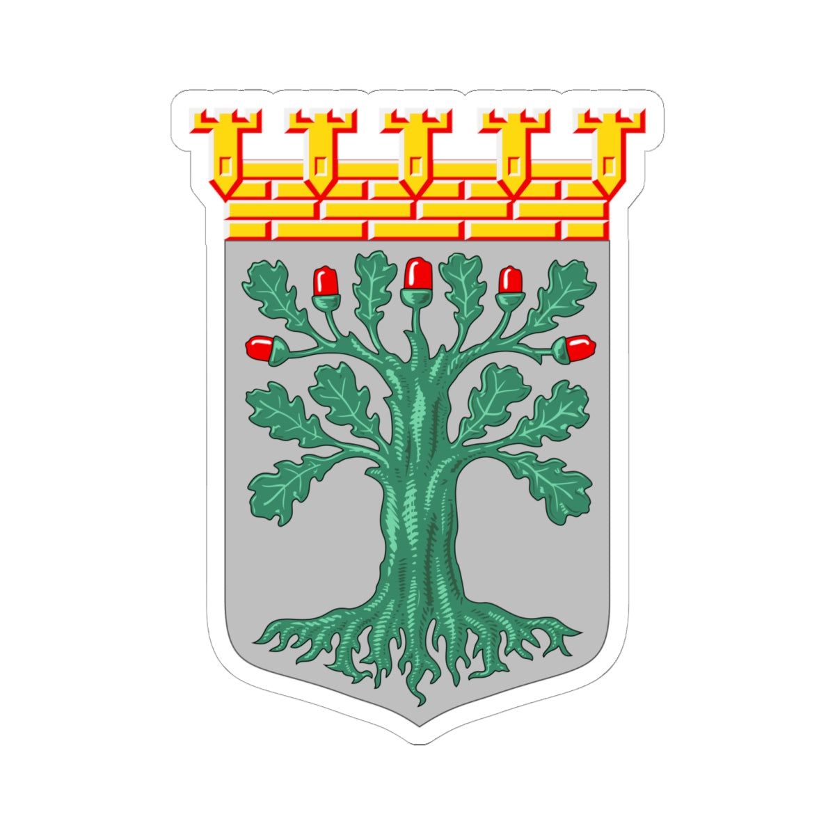 Tammisaari.vaakuna (Finland) (Coat of Arms) STICKER Vinyl Kiss-Cut Decal