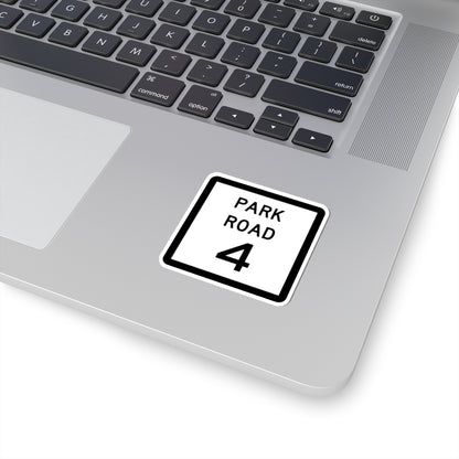 Texas Park Road 4 (Texas) (Road Sign) STICKER Vinyl Kiss-Cut Decal