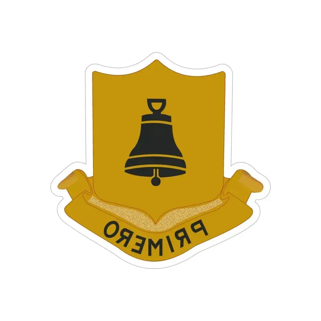 323 Cavalry Regiment (U.S. Army) REVERSE PRINT Transparent Die-Cut STICKER 6 Inch Die-Cut Transparent - The Sticker Space