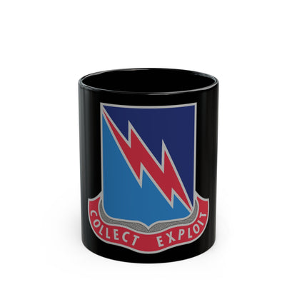 323 Military Intelligence Battalion (U.S. Army) Black Coffee Mug-11oz-The Sticker Space