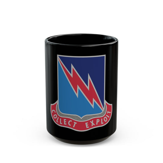 323 Military Intelligence Battalion (U.S. Army) Black Coffee Mug-15oz-The Sticker Space