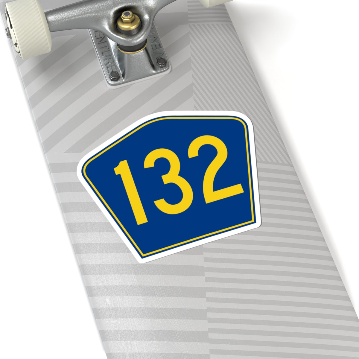 PR secondary 132 (Puerto Rico) (Road Sign) STICKER Vinyl Kiss-Cut Decal