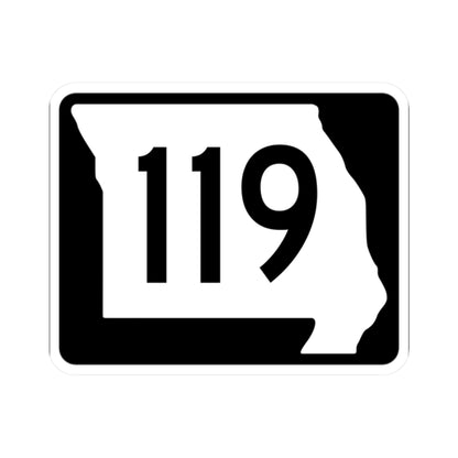 MO-119 (Missouri) (Road Sign) STICKER Vinyl Kiss-Cut Decal