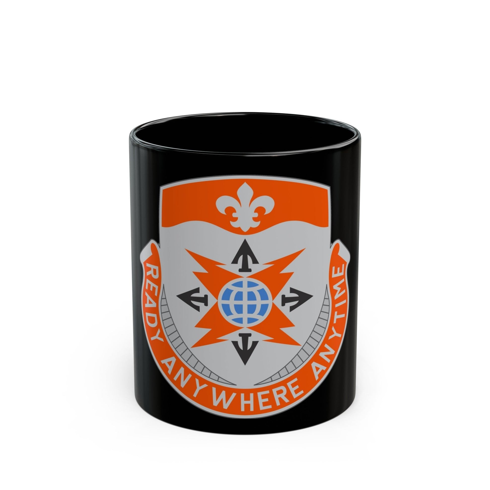 324 Signal Battalion (U.S. Army) Black Coffee Mug-11oz-The Sticker Space