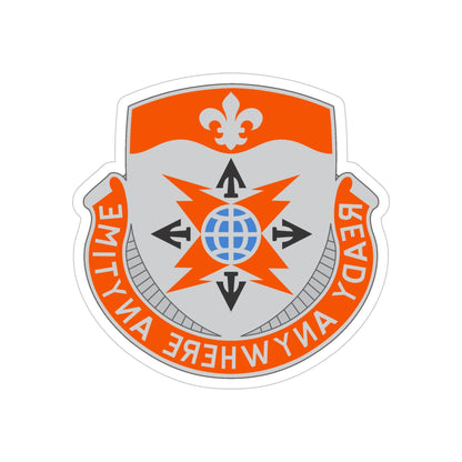 324 Signal Battalion (U.S. Army) REVERSE PRINT Transparent STICKER-6 Inch-The Sticker Space