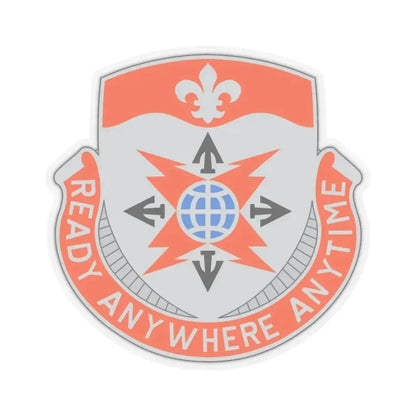 324 Signal Battalion (U.S. Army) STICKER Vinyl Kiss-Cut Decal 3 Inch Transparent - The Sticker Space
