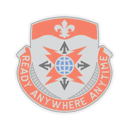 324 Signal Battalion (U.S. Army) STICKER Vinyl Kiss-Cut Decal 6 Inch Transparent - The Sticker Space