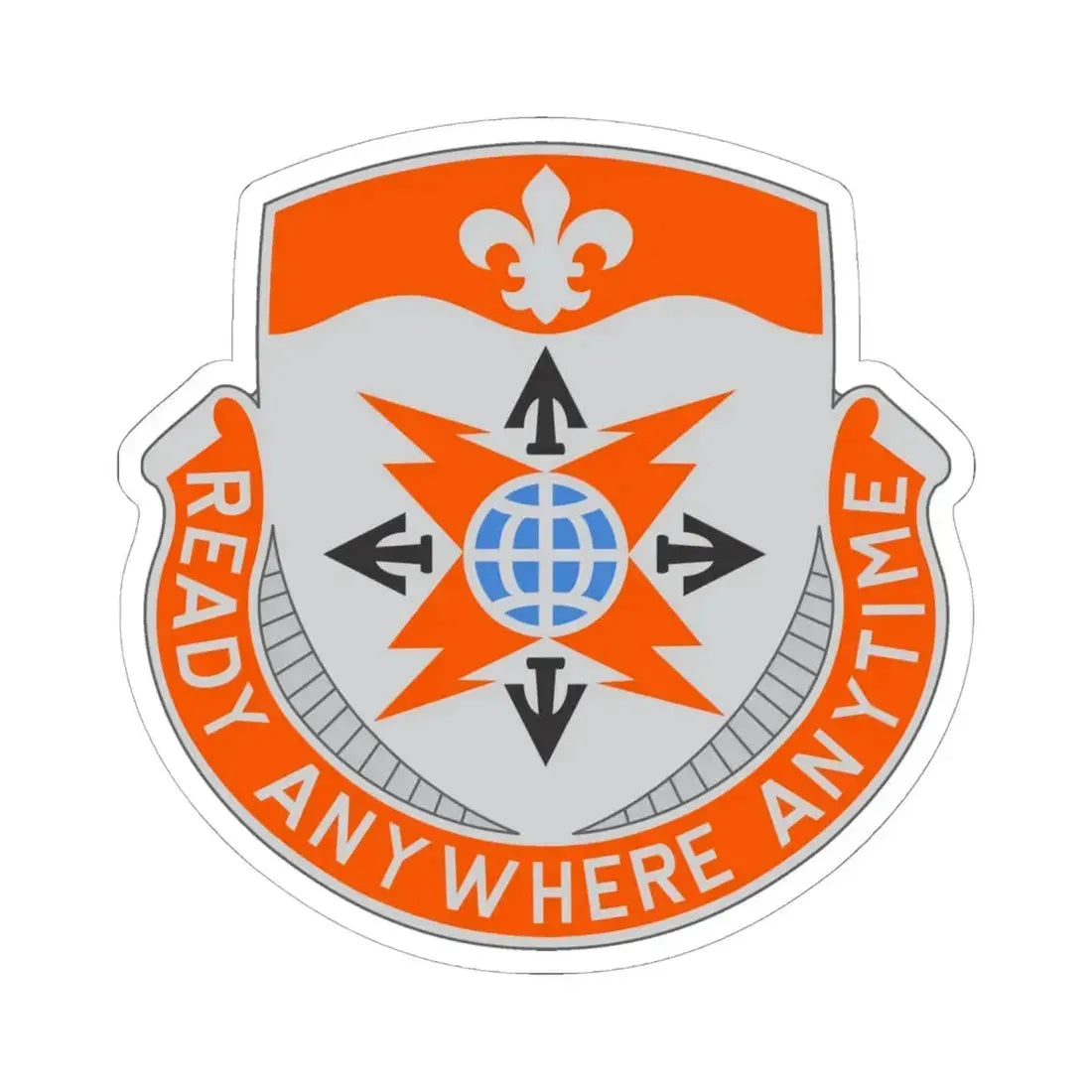 324 Signal Battalion (U.S. Army) STICKER Vinyl Kiss-Cut Decal 6 Inch White - The Sticker Space