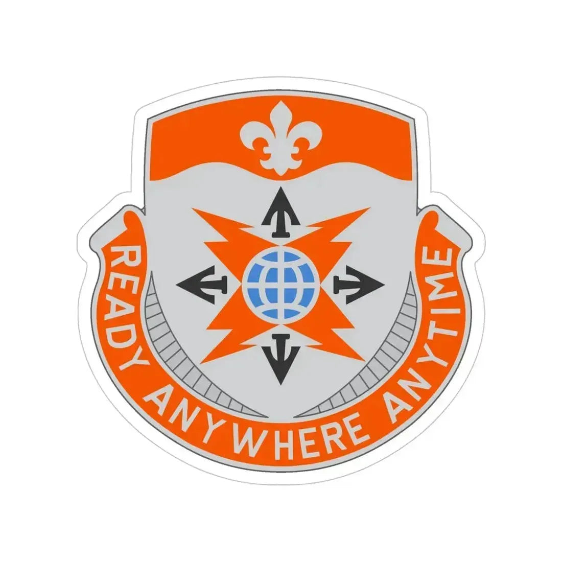324 Signal Battalion (U.S. Army) Transparent STICKER Die-Cut Vinyl Decal 5 Inch - The Sticker Space