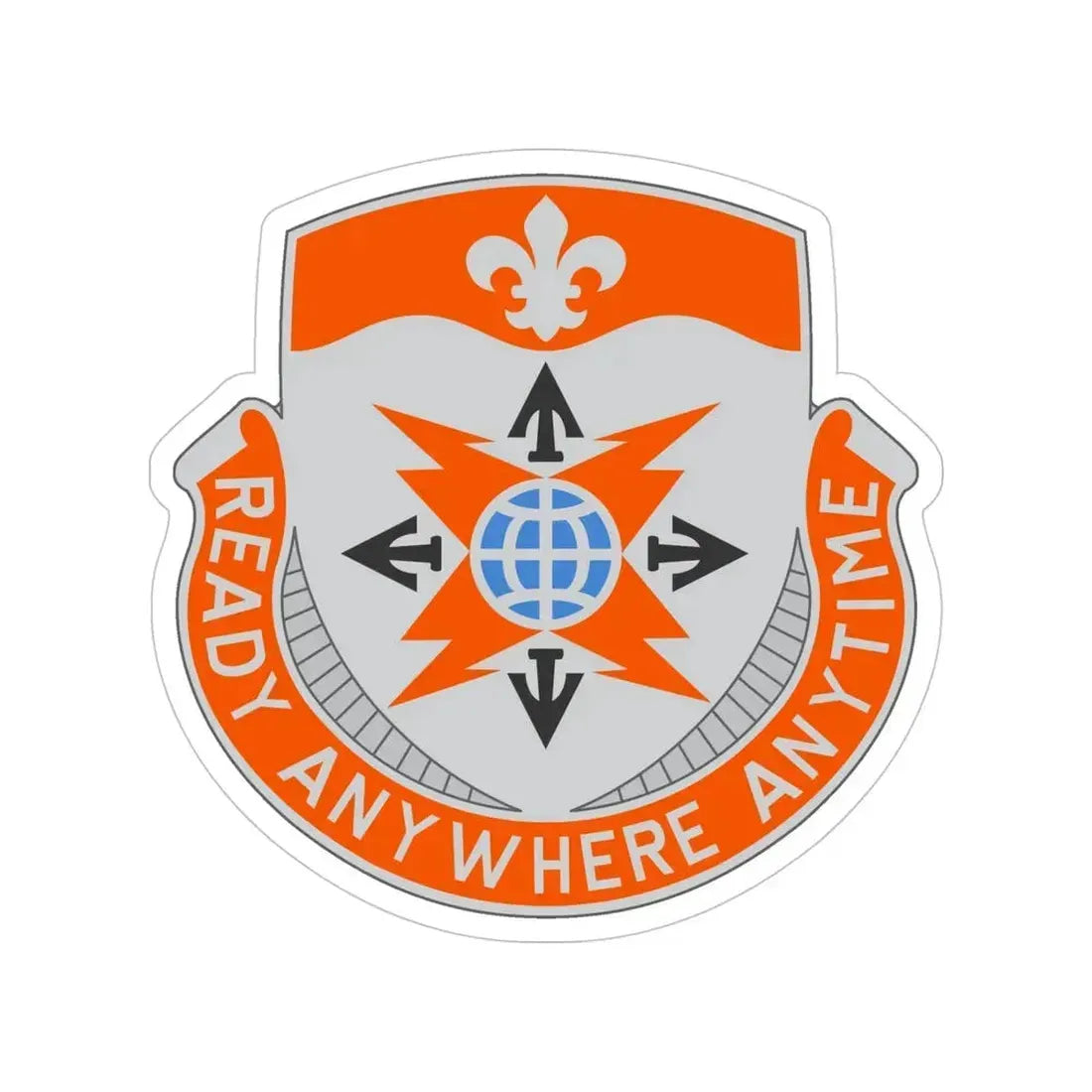 324 Signal Battalion (U.S. Army) Transparent STICKER Die-Cut Vinyl Decal - The Sticker Space
