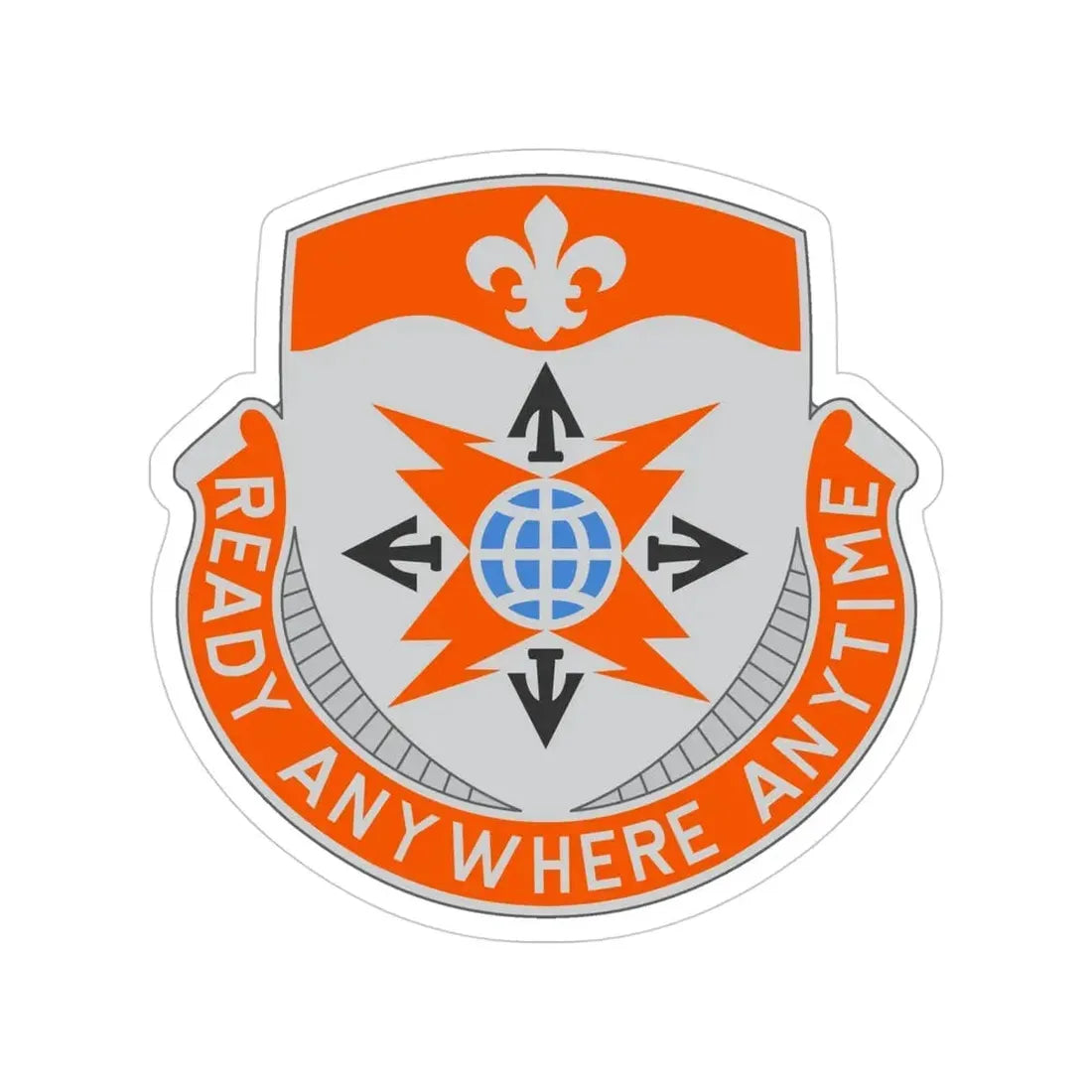 324 Signal Battalion (U.S. Army) Transparent STICKER Die-Cut Vinyl Decal - The Sticker Space