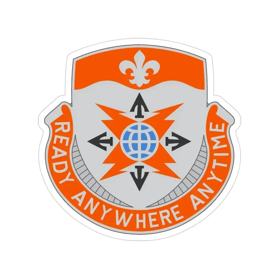 324 Signal Battalion (U.S. Army) Transparent STICKER Die-Cut Vinyl Decal - The Sticker Space