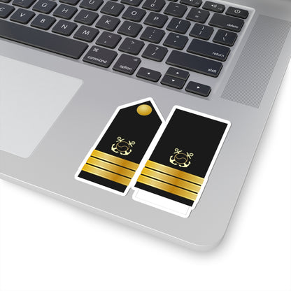 SouthKorea Navy OF 4 (Korea) (Military Rank) STICKER Vinyl Kiss-Cut Decal