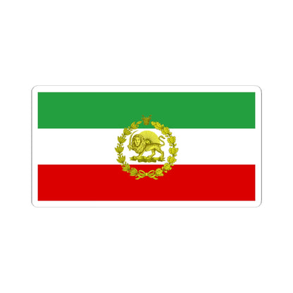 Post-constitutional Revolution War Flag of Persia (Iran) STICKER Vinyl Kiss-Cut Decal